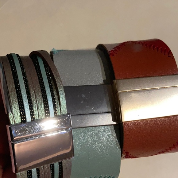 Three Sweet Lola Leather Bracelets - Picture 2 of 3